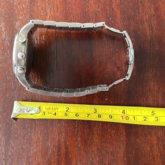 Emporio Armani AR2434 Chronograph Watch Dark Graphite Sunray Dial Steel 43mm - Picture 7 of 12